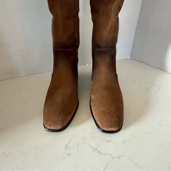 NEW Vince Alejandra Tall Suede Knee Boot in Tan Size: 6 - Picture 3 of 6